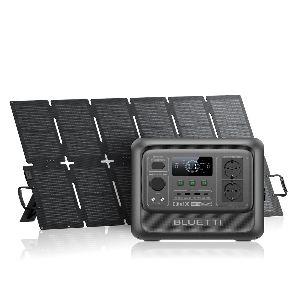 BLUETTI Elite 100 V2 Estación de energía portátil| 1.800 W 1.024 Wh
