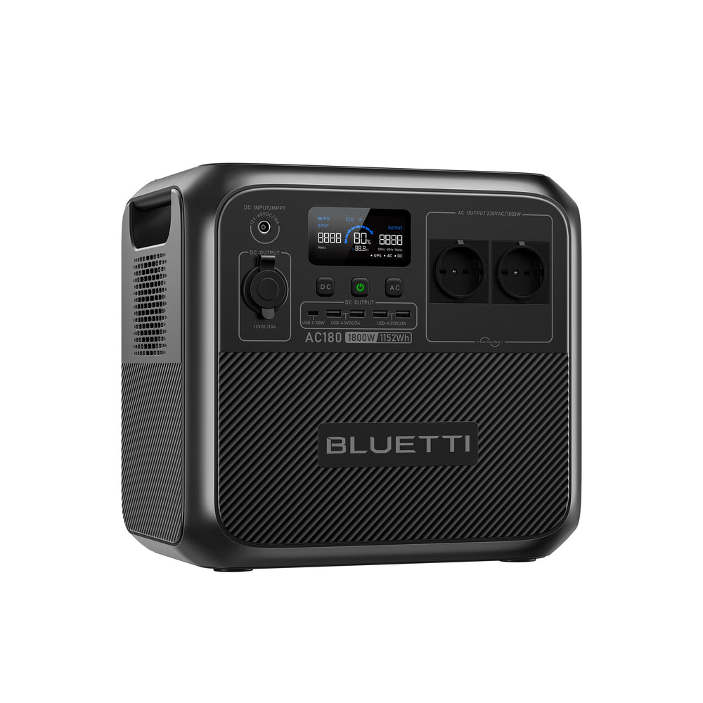 BLUETTI AC180 Estación de energía portátil | 1.800 W 1.152 Wh