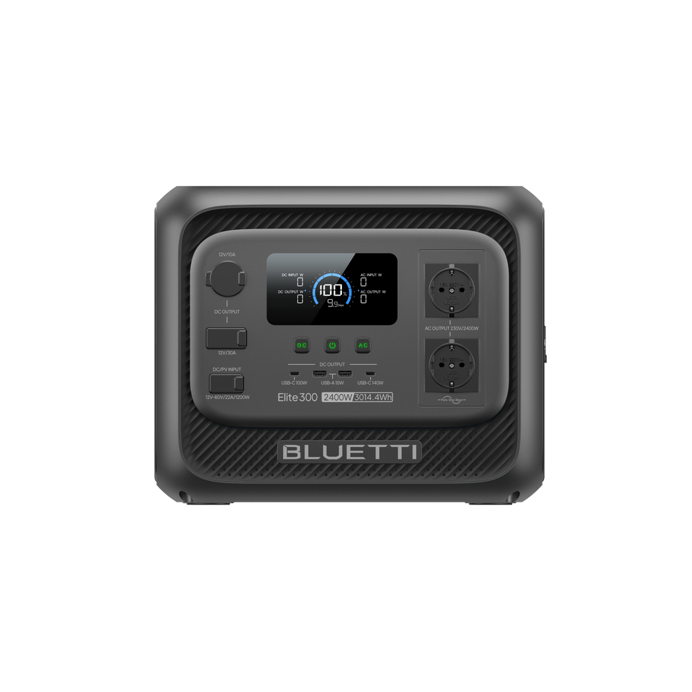 BLUETTI Elite 300 Estación de Energía Portátil | 2.400 W, 3.014,4 Wh