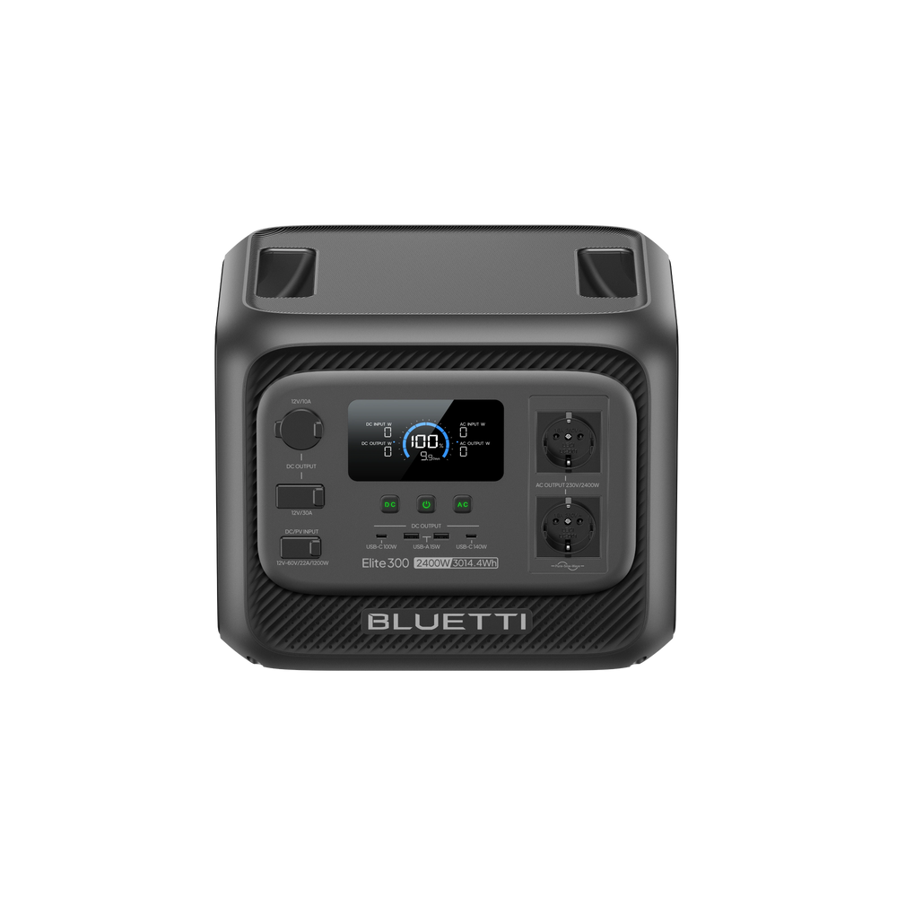 BLUETTI Elite 300 Estación de Energía Portátil | 2.400 W, 3.014,4 Wh