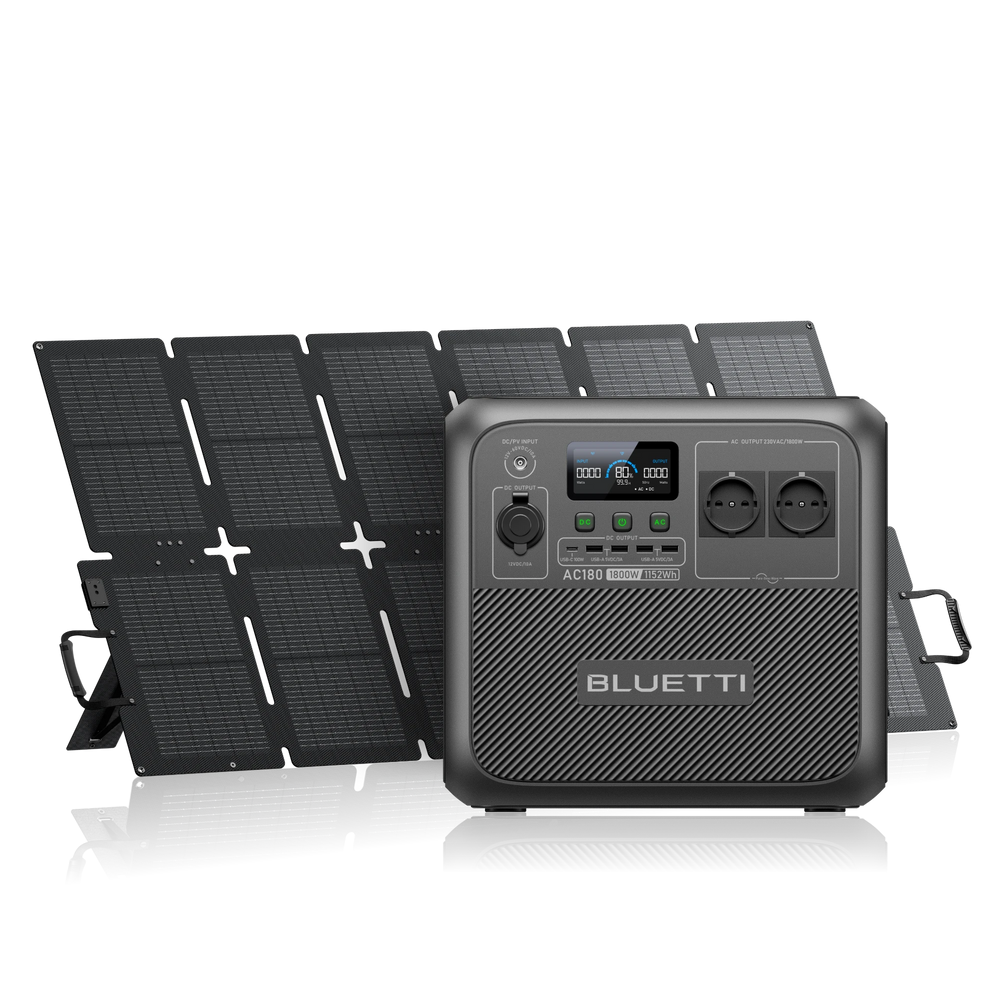 BLUETTI AC180 Estación de energía portátil | 1.800 W 1.152 Wh