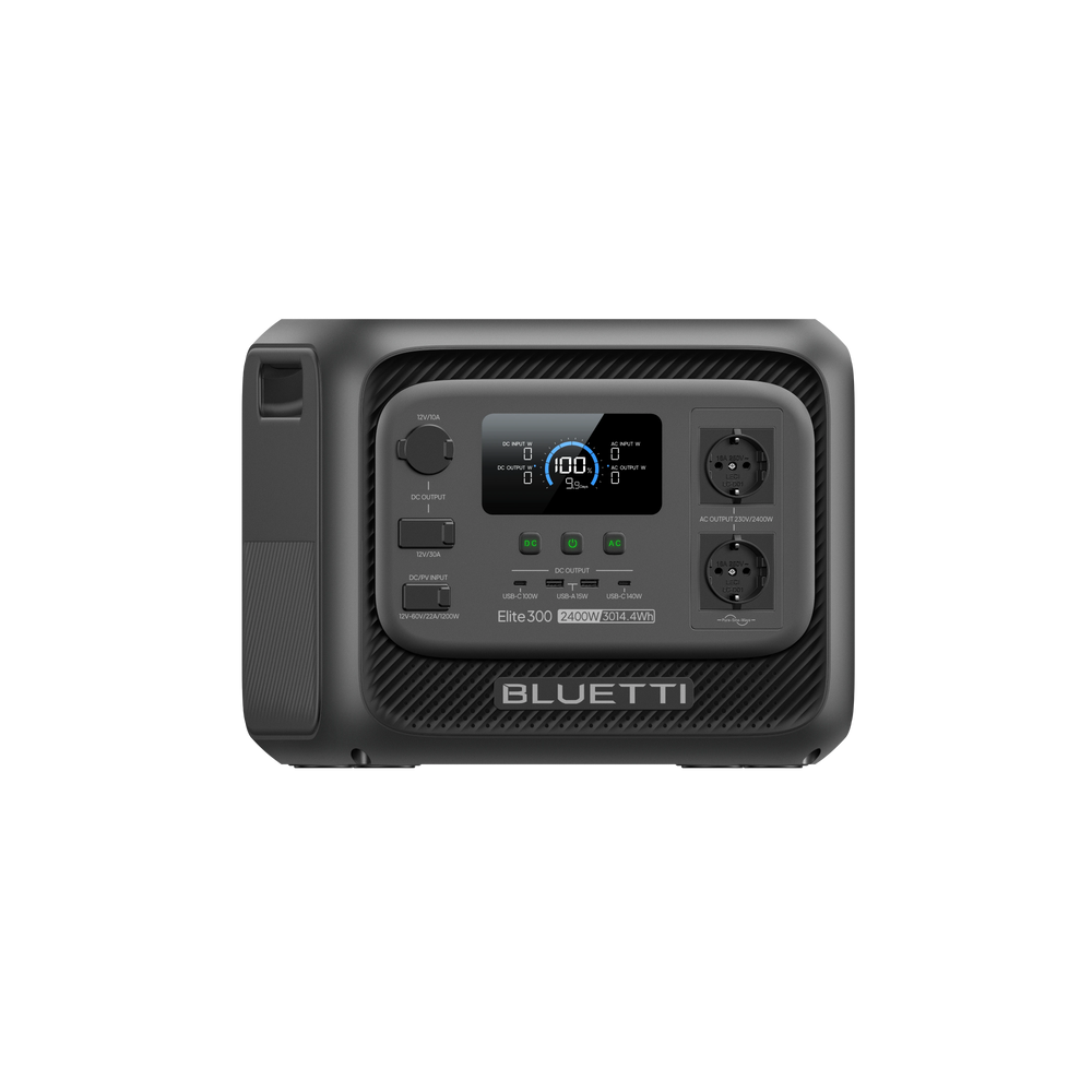 BLUETTI Elite 300 Estación de Energía Portátil | 2.400 W, 3.014,4 Wh