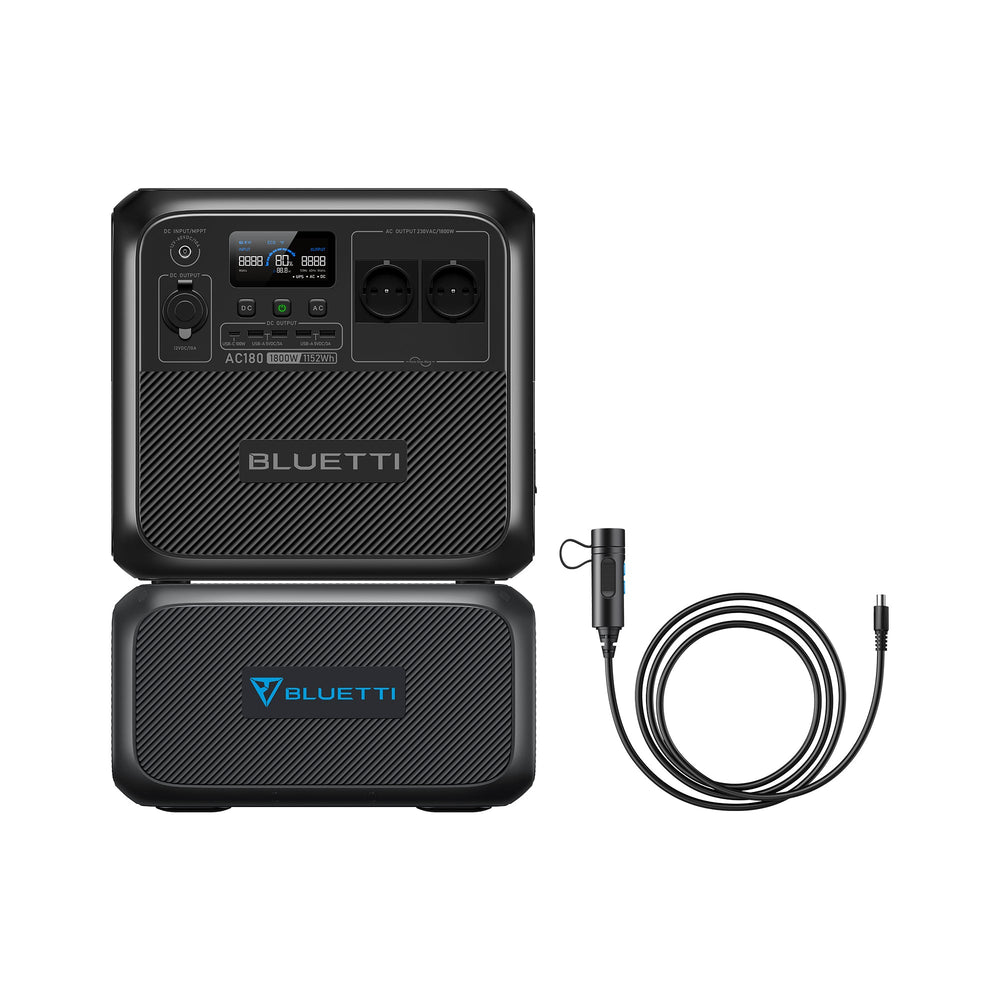 BLUETTI AC180 Estación de energía portátil | 1.800 W 1.152 Wh