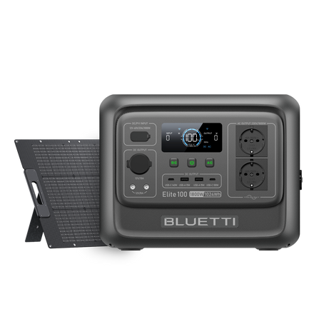BLUETTI Elite 100 V2 + 100 W Solar