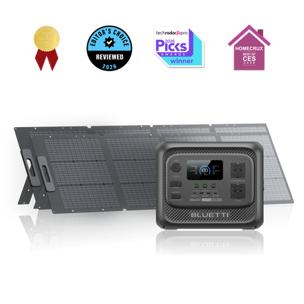 BLUETTI Elite 300 Estación de Energía Portátil | 2.400 W, 3.014,4 Wh