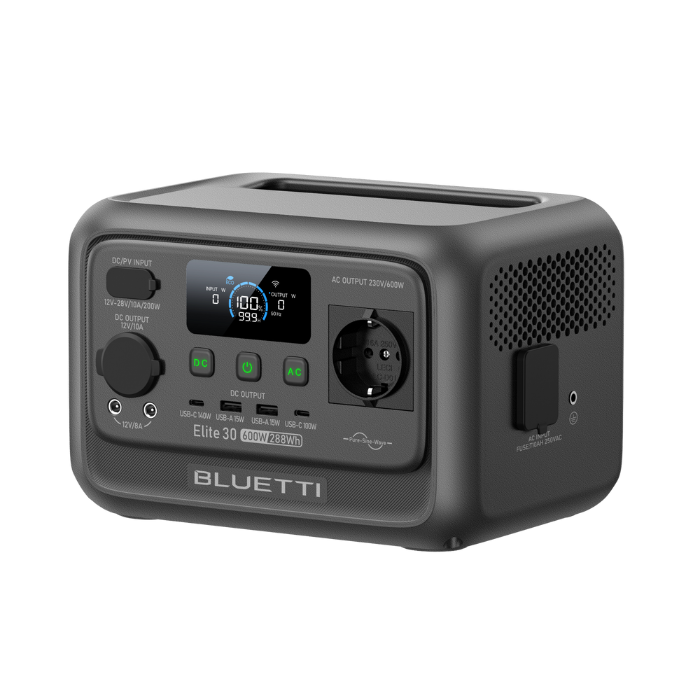 BLUETTI Elite 30 V2 Estación de energía portátil | 600 W 288 Wh