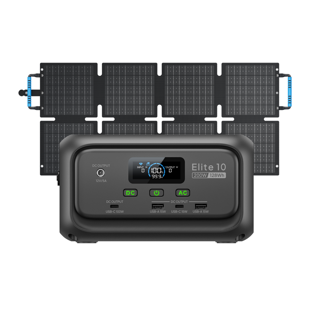 BLUETTI Elite 10 Mini Estación de energía portátil | 200 W 128 Wh